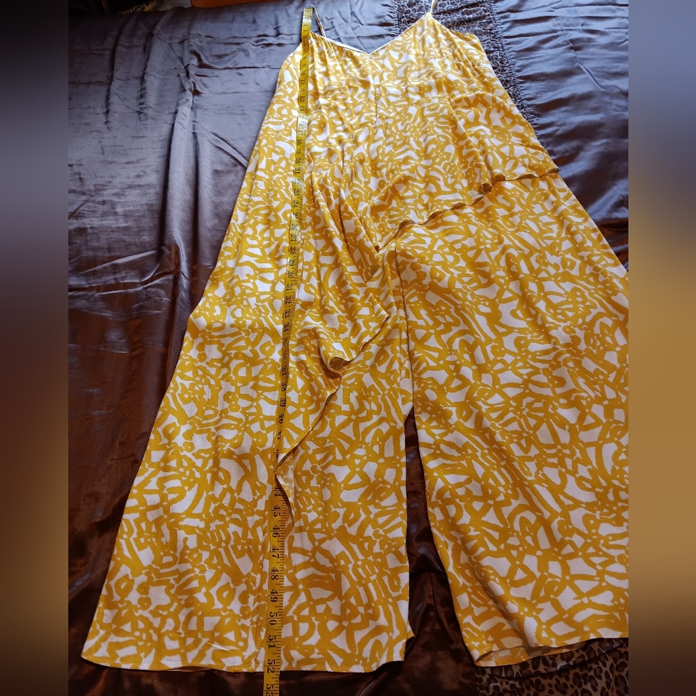 Yellow Patterned Jumpsuit - image 6